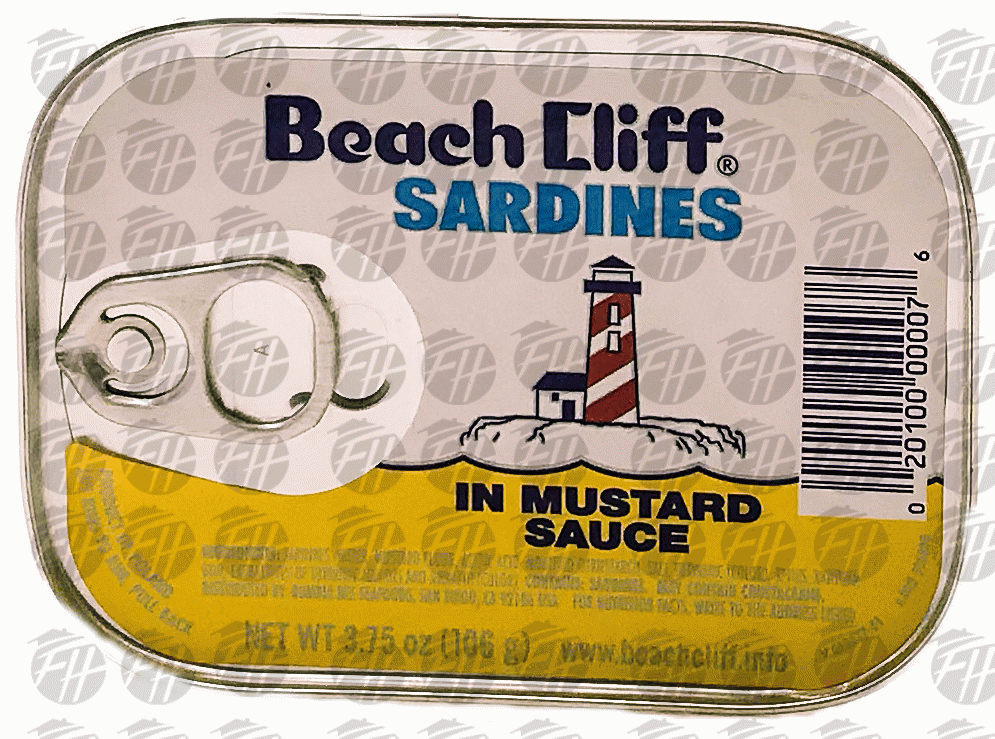 Beach Cliff  sardines in mustard sauce Full-Size Picture